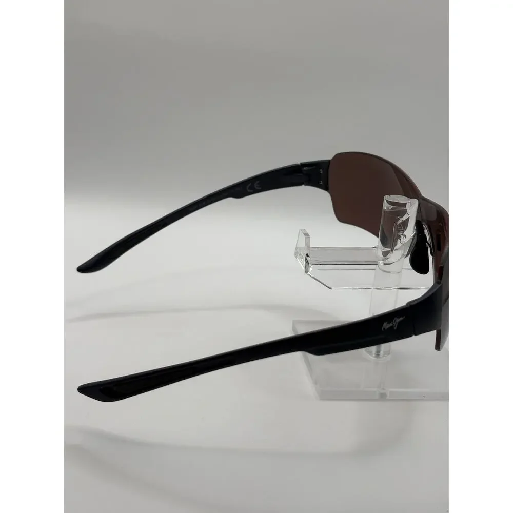 Maui Jim Night Dive MJ521-03M Brown Shield Sunglasses Made in Japan